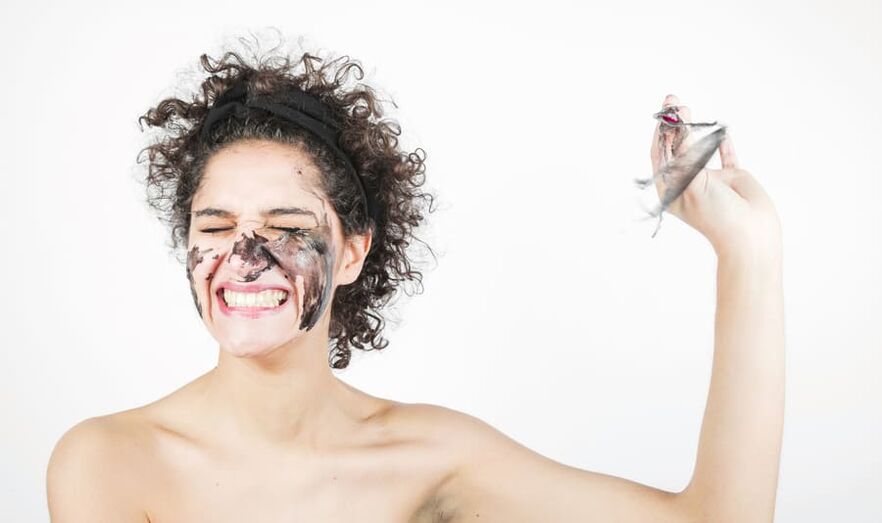 a woman is performing a rejuvenating facial